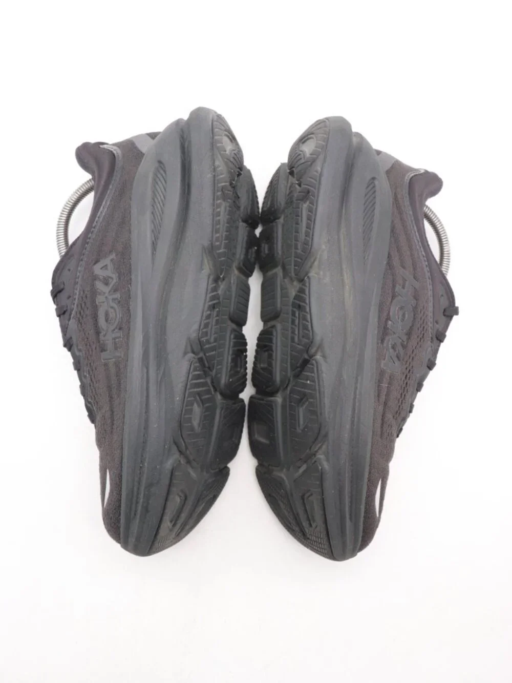 Hoka One One Bondi 9 Men's Size 9 D Triple Black Running Shoe's 1162011 BBLC